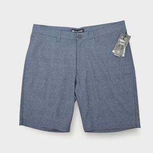 Travis Mathew Grommet Blue Performance Stretch Golf Shorts 1MW830 Mens Size 36